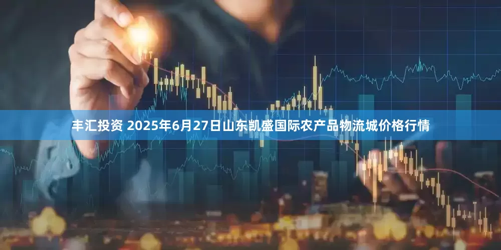 丰汇投资 2025年6月27日山东凯盛国际农产品物流城价格行情